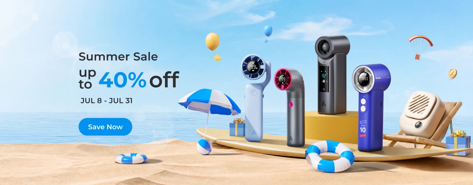 Aecooly summer sale up to 40 percent off